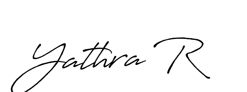 Also You can easily find your signature by using the search form. We will create Yathra R name handwritten signature images for you free of cost using Antro_Vectra_Bolder sign style. Yathra R signature style 7 images and pictures png