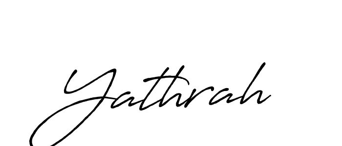 Design your own signature with our free online signature maker. With this signature software, you can create a handwritten (Antro_Vectra_Bolder) signature for name Yathrah. Yathrah signature style 7 images and pictures png