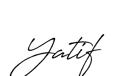Once you've used our free online signature maker to create your best signature Antro_Vectra_Bolder style, it's time to enjoy all of the benefits that Yatif name signing documents. Yatif signature style 7 images and pictures png