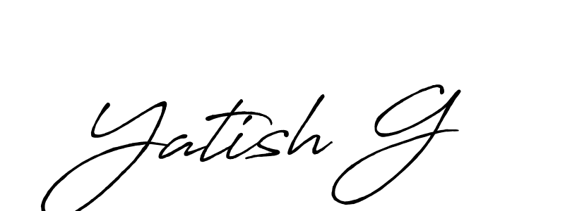 Here are the top 10 professional signature styles for the name Yatish G. These are the best autograph styles you can use for your name. Yatish G signature style 7 images and pictures png