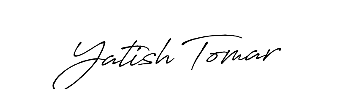 It looks lik you need a new signature style for name Yatish Tomar. Design unique handwritten (Antro_Vectra_Bolder) signature with our free signature maker in just a few clicks. Yatish Tomar signature style 7 images and pictures png
