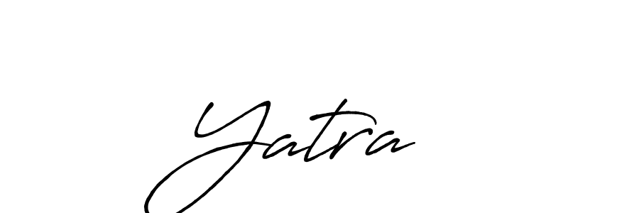 if you are searching for the best signature style for your name Yatra ⭐. so please give up your signature search. here we have designed multiple signature styles  using Antro_Vectra_Bolder. Yatra ⭐ signature style 7 images and pictures png