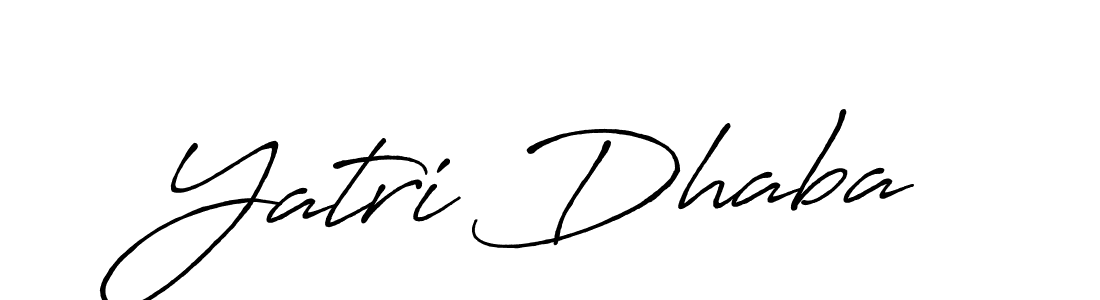 It looks lik you need a new signature style for name Yatri Dhaba. Design unique handwritten (Antro_Vectra_Bolder) signature with our free signature maker in just a few clicks. Yatri Dhaba signature style 7 images and pictures png