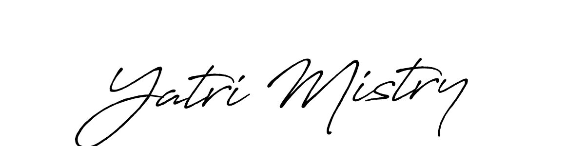 Make a beautiful signature design for name Yatri Mistry. Use this online signature maker to create a handwritten signature for free. Yatri Mistry signature style 7 images and pictures png