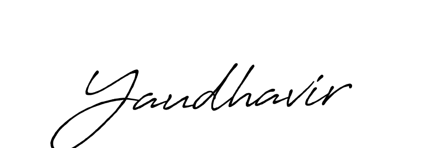 Make a beautiful signature design for name Yaudhavir. Use this online signature maker to create a handwritten signature for free. Yaudhavir signature style 7 images and pictures png