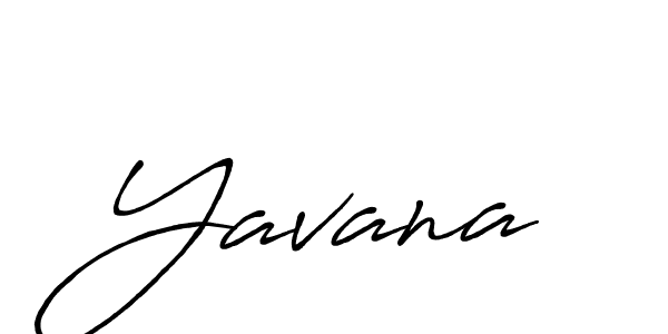 Make a beautiful signature design for name Yavana. With this signature (Antro_Vectra_Bolder) style, you can create a handwritten signature for free. Yavana signature style 7 images and pictures png