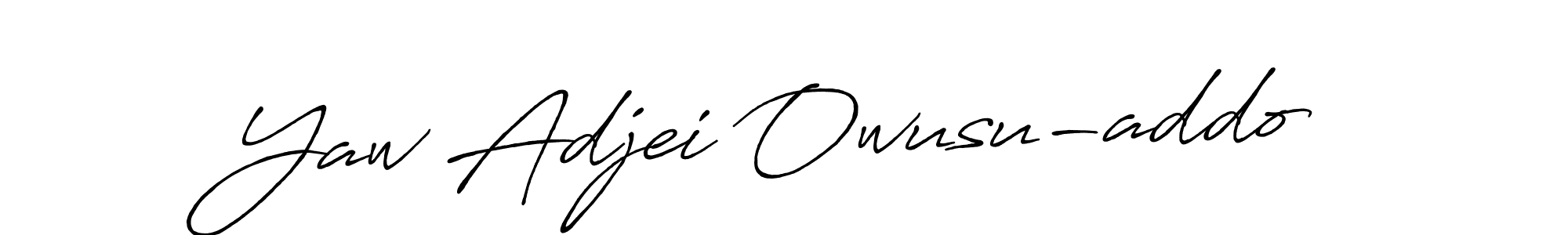 Yaw Adjei Owusu-addo stylish signature style. Best Handwritten Sign (Antro_Vectra_Bolder) for my name. Handwritten Signature Collection Ideas for my name Yaw Adjei Owusu-addo. Yaw Adjei Owusu-addo signature style 7 images and pictures png