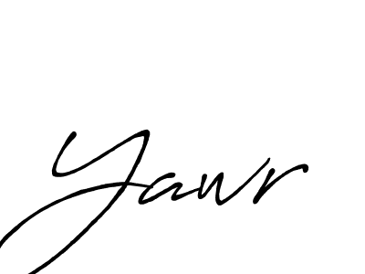 How to make Yawr signature? Antro_Vectra_Bolder is a professional autograph style. Create handwritten signature for Yawr name. Yawr signature style 7 images and pictures png