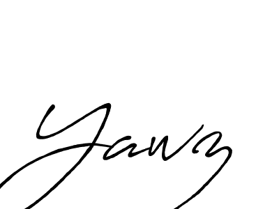 Also we have Yawz name is the best signature style. Create professional handwritten signature collection using Antro_Vectra_Bolder autograph style. Yawz signature style 7 images and pictures png