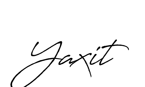How to make Yaxit name signature. Use Antro_Vectra_Bolder style for creating short signs online. This is the latest handwritten sign. Yaxit signature style 7 images and pictures png