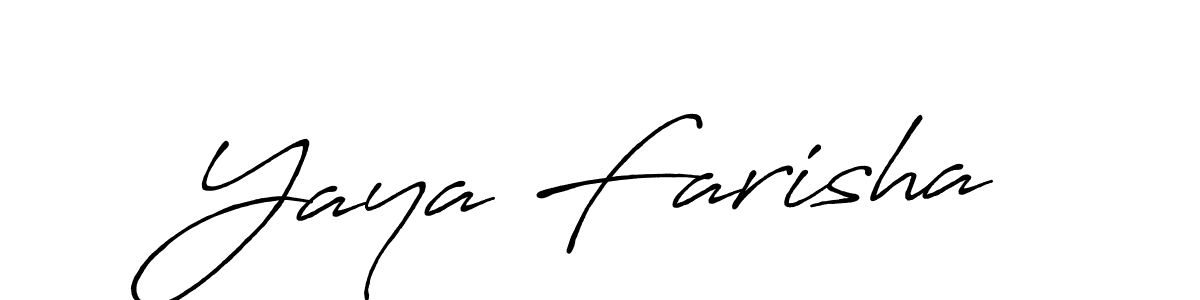 Best and Professional Signature Style for Yaya Farisha. Antro_Vectra_Bolder Best Signature Style Collection. Yaya Farisha signature style 7 images and pictures png