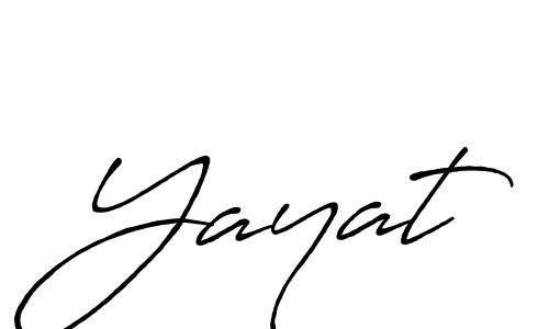 Make a beautiful signature design for name Yayat. Use this online signature maker to create a handwritten signature for free. Yayat signature style 7 images and pictures png