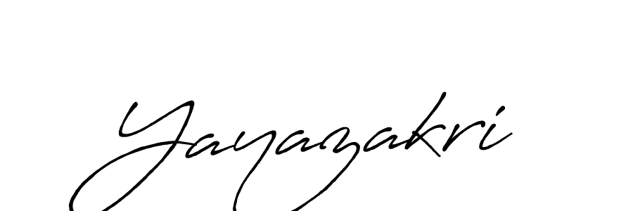 You should practise on your own different ways (Antro_Vectra_Bolder) to write your name (Yayazakri) in signature. don't let someone else do it for you. Yayazakri signature style 7 images and pictures png
