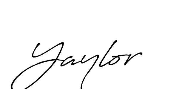 Create a beautiful signature design for name Yaylor. With this signature (Antro_Vectra_Bolder) fonts, you can make a handwritten signature for free. Yaylor signature style 7 images and pictures png