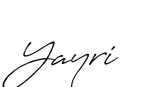 Use a signature maker to create a handwritten signature online. With this signature software, you can design (Antro_Vectra_Bolder) your own signature for name Yayri. Yayri signature style 7 images and pictures png