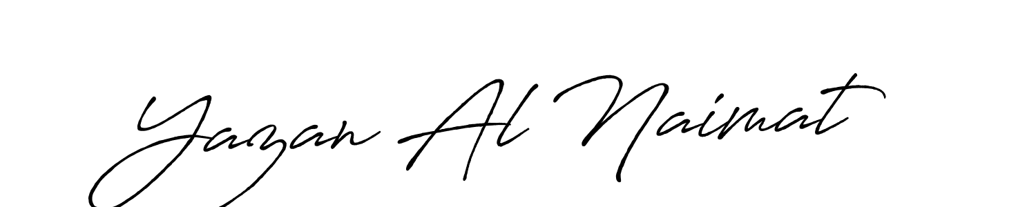 Use a signature maker to create a handwritten signature online. With this signature software, you can design (Antro_Vectra_Bolder) your own signature for name Yazan Al Naimat. Yazan Al Naimat signature style 7 images and pictures png