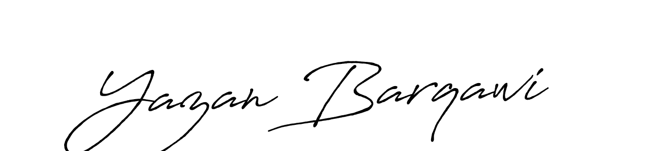 Also You can easily find your signature by using the search form. We will create Yazan Barqawi name handwritten signature images for you free of cost using Antro_Vectra_Bolder sign style. Yazan Barqawi signature style 7 images and pictures png