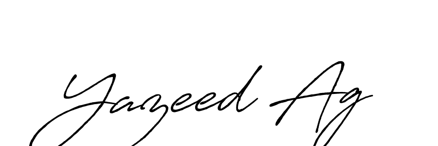 Also You can easily find your signature by using the search form. We will create Yazeed Ag name handwritten signature images for you free of cost using Antro_Vectra_Bolder sign style. Yazeed Ag signature style 7 images and pictures png
