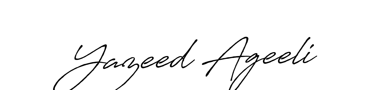 Antro_Vectra_Bolder is a professional signature style that is perfect for those who want to add a touch of class to their signature. It is also a great choice for those who want to make their signature more unique. Get Yazeed Ageeli name to fancy signature for free. Yazeed Ageeli signature style 7 images and pictures png