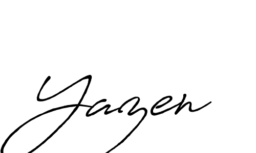 Make a beautiful signature design for name Yazen. Use this online signature maker to create a handwritten signature for free. Yazen signature style 7 images and pictures png