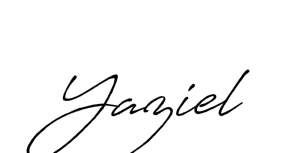 Make a beautiful signature design for name Yaziel. Use this online signature maker to create a handwritten signature for free. Yaziel signature style 7 images and pictures png