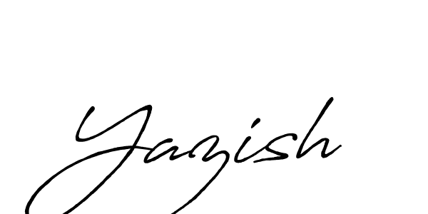 Also You can easily find your signature by using the search form. We will create Yazish name handwritten signature images for you free of cost using Antro_Vectra_Bolder sign style. Yazish signature style 7 images and pictures png