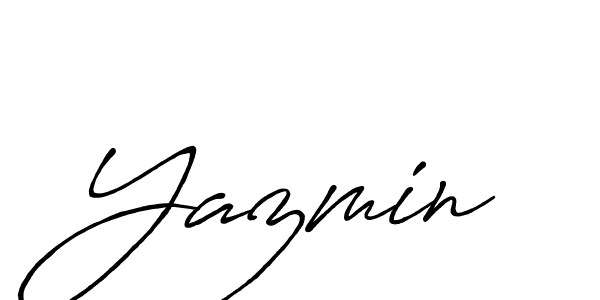 Also You can easily find your signature by using the search form. We will create Yazmin name handwritten signature images for you free of cost using Antro_Vectra_Bolder sign style. Yazmin signature style 7 images and pictures png