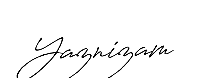 You should practise on your own different ways (Antro_Vectra_Bolder) to write your name (Yaznizam) in signature. don't let someone else do it for you. Yaznizam signature style 7 images and pictures png
