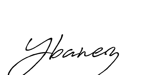 Make a beautiful signature design for name Ybanez. With this signature (Antro_Vectra_Bolder) style, you can create a handwritten signature for free. Ybanez signature style 7 images and pictures png