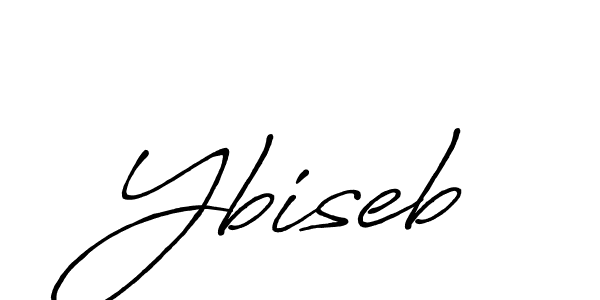 Make a beautiful signature design for name Ybiseb. With this signature (Antro_Vectra_Bolder) style, you can create a handwritten signature for free. Ybiseb signature style 7 images and pictures png