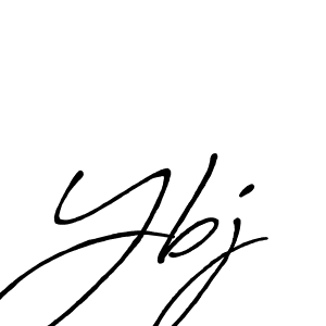 Create a beautiful signature design for name Ybj. With this signature (Antro_Vectra_Bolder) fonts, you can make a handwritten signature for free. Ybj signature style 7 images and pictures png