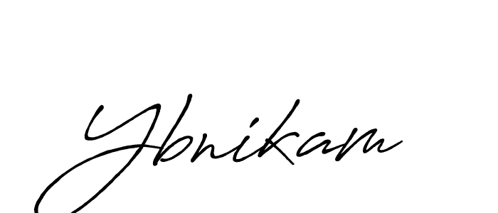 How to Draw Ybnikam signature style? Antro_Vectra_Bolder is a latest design signature styles for name Ybnikam. Ybnikam signature style 7 images and pictures png