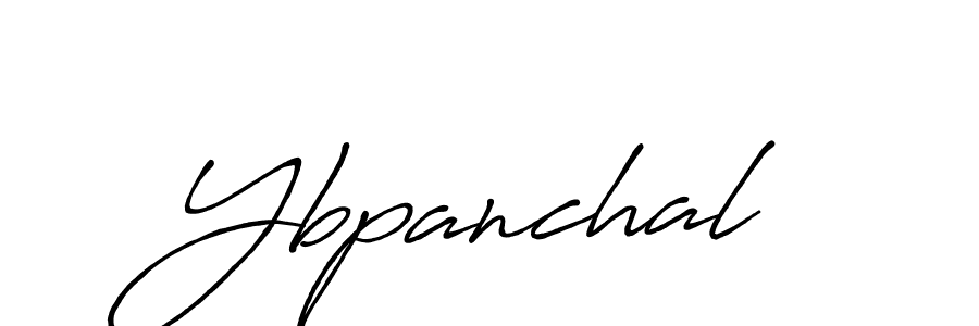 Also we have Ybpanchal name is the best signature style. Create professional handwritten signature collection using Antro_Vectra_Bolder autograph style. Ybpanchal signature style 7 images and pictures png