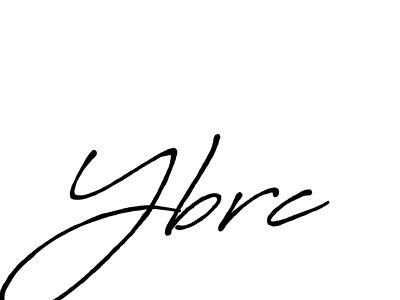 Once you've used our free online signature maker to create your best signature Antro_Vectra_Bolder style, it's time to enjoy all of the benefits that Ybrc name signing documents. Ybrc signature style 7 images and pictures png