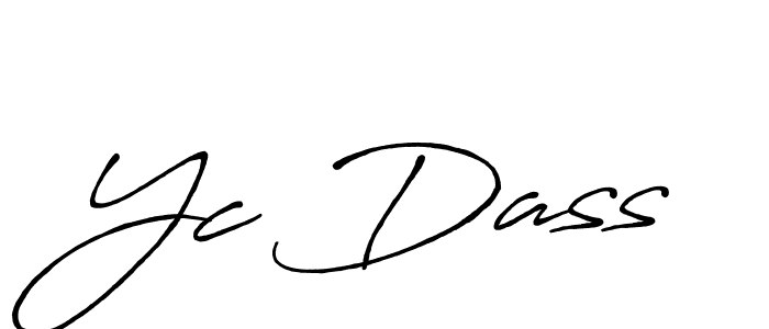 Here are the top 10 professional signature styles for the name Yc Dass. These are the best autograph styles you can use for your name. Yc Dass signature style 7 images and pictures png