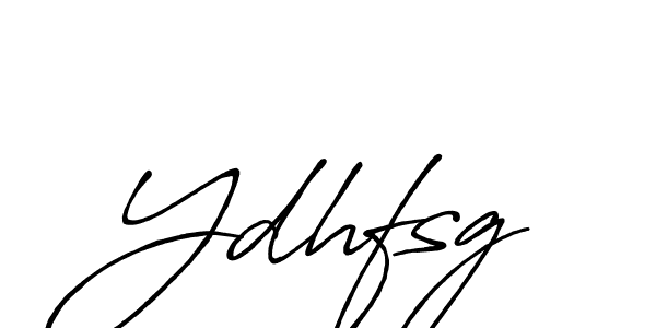 Design your own signature with our free online signature maker. With this signature software, you can create a handwritten (Antro_Vectra_Bolder) signature for name Ydhfsg. Ydhfsg signature style 7 images and pictures png
