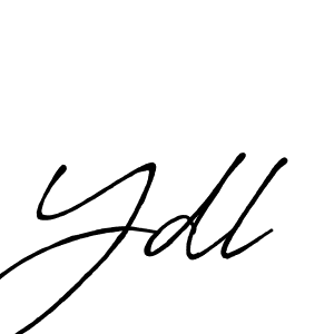 Similarly Antro_Vectra_Bolder is the best handwritten signature design. Signature creator online .You can use it as an online autograph creator for name Ydl. Ydl signature style 7 images and pictures png