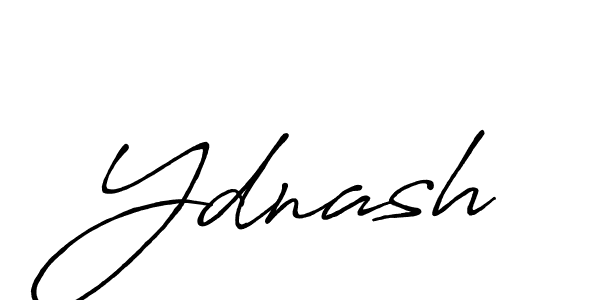 Use a signature maker to create a handwritten signature online. With this signature software, you can design (Antro_Vectra_Bolder) your own signature for name Ydnash. Ydnash signature style 7 images and pictures png