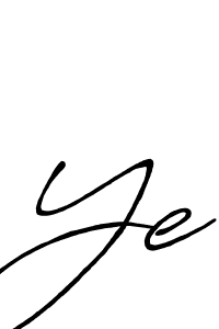 Make a beautiful signature design for name Ye. Use this online signature maker to create a handwritten signature for free. Ye signature style 7 images and pictures png