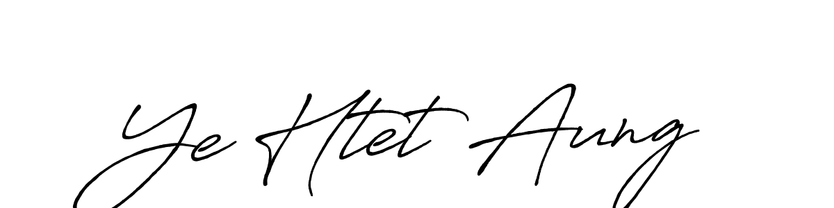 Make a beautiful signature design for name Ye Htet Aung. Use this online signature maker to create a handwritten signature for free. Ye Htet Aung signature style 7 images and pictures png