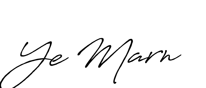 It looks lik you need a new signature style for name Ye Marn. Design unique handwritten (Antro_Vectra_Bolder) signature with our free signature maker in just a few clicks. Ye Marn signature style 7 images and pictures png