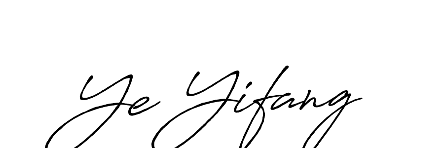 Once you've used our free online signature maker to create your best signature Antro_Vectra_Bolder style, it's time to enjoy all of the benefits that Ye Yifang name signing documents. Ye Yifang signature style 7 images and pictures png