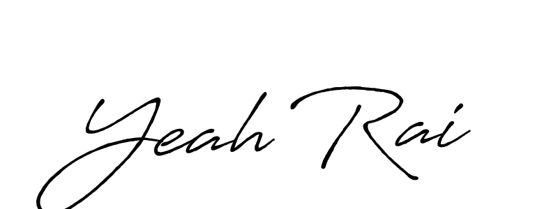 It looks lik you need a new signature style for name Yeah Rai. Design unique handwritten (Antro_Vectra_Bolder) signature with our free signature maker in just a few clicks. Yeah Rai signature style 7 images and pictures png