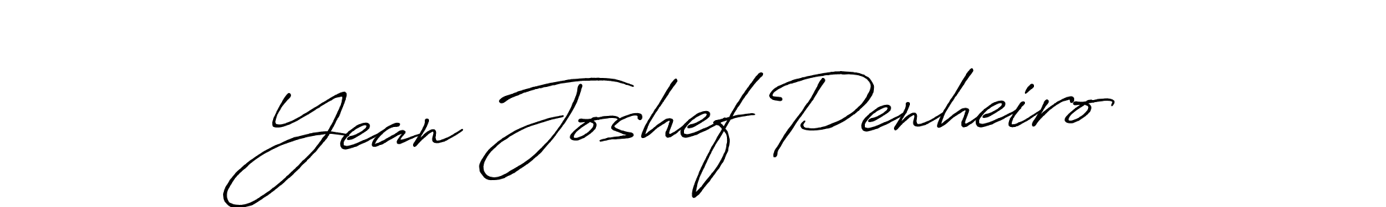 It looks lik you need a new signature style for name Yean Joshef Penheiro. Design unique handwritten (Antro_Vectra_Bolder) signature with our free signature maker in just a few clicks. Yean Joshef Penheiro signature style 7 images and pictures png