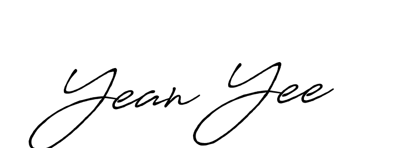 It looks lik you need a new signature style for name Yean Yee. Design unique handwritten (Antro_Vectra_Bolder) signature with our free signature maker in just a few clicks. Yean Yee signature style 7 images and pictures png