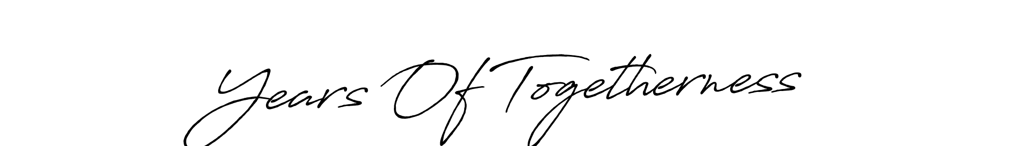 See photos of Years Of Togetherness official signature by Spectra . Check more albums & portfolios. Read reviews & check more about Antro_Vectra_Bolder font. Years Of Togetherness signature style 7 images and pictures png