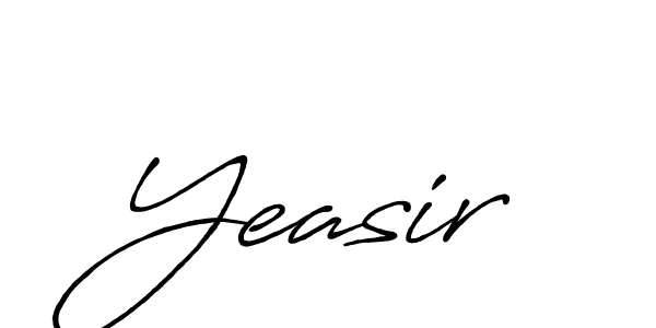 Design your own signature with our free online signature maker. With this signature software, you can create a handwritten (Antro_Vectra_Bolder) signature for name Yeasir. Yeasir signature style 7 images and pictures png