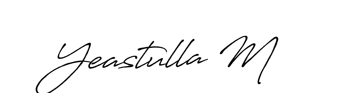 Here are the top 10 professional signature styles for the name Yeastulla M. These are the best autograph styles you can use for your name. Yeastulla M signature style 7 images and pictures png