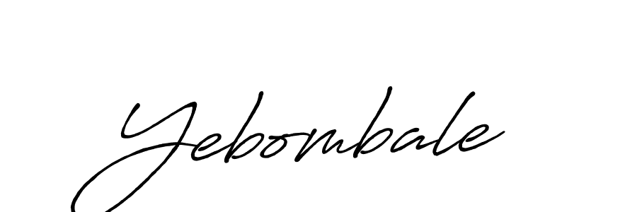 Once you've used our free online signature maker to create your best signature Antro_Vectra_Bolder style, it's time to enjoy all of the benefits that Yebombale name signing documents. Yebombale signature style 7 images and pictures png