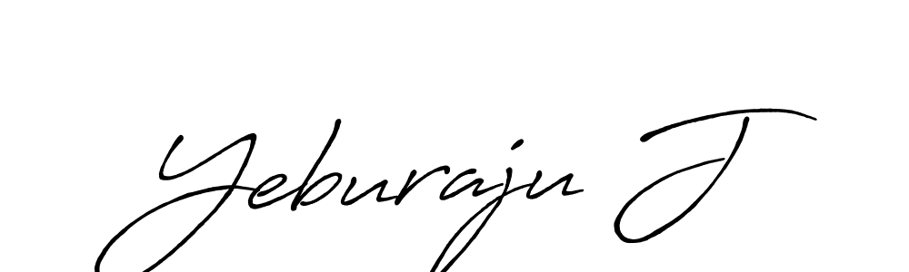 You can use this online signature creator to create a handwritten signature for the name Yeburaju J. This is the best online autograph maker. Yeburaju J signature style 7 images and pictures png